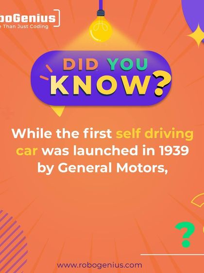 The concept of a self-driving car dates back to 1939. By exploring the long history of autonomous vehicle development, we teach students that today's innovations are built on decades of research and experimentation.