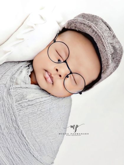 Adding a pair of glasses for a fun, 'little scholar' look.