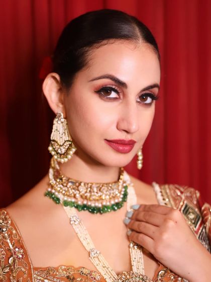 Our students working backstage at Fashion Week Season 7. They get hands-on experience creating looks for established models and well-known designers.