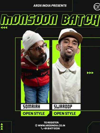 More Open Style options for our Monsoon Batch! Whether you're a beginner or pro, we have a class for you.