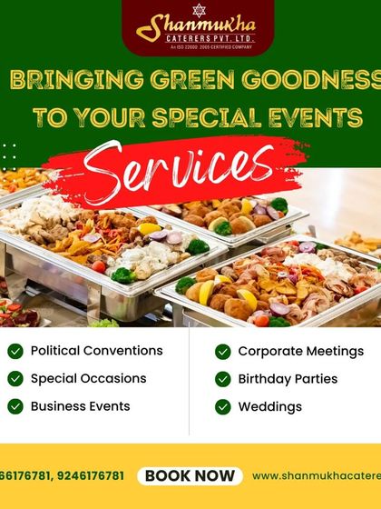 Shanmukha Caterers - Pure Vegetarian Event Catering Our Promise: 47 Years of Trust & Quality photo 67