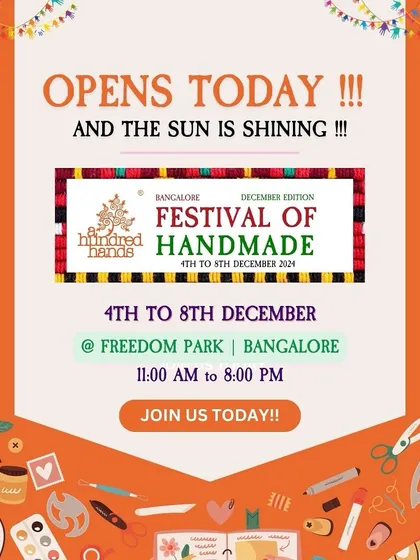 The sun is shining and our festival is open! An invitation to join us at Freedom Park for our December edition.