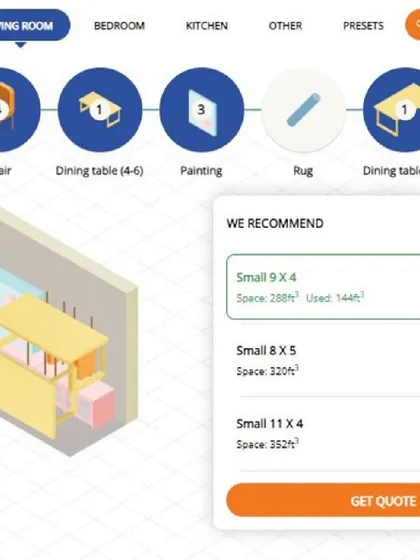 Not sure what size unit you need? Our online Storage Calculator tool makes it simple. Just select the items you need to store, and we'll recommend the perfect unit size, ensuring you only pay for the space you actually require.