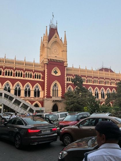 A view of the magnificent Calcutta High Court. My experience extends to handling matters in various high courts, providing me with a broad perspective on litigation.
