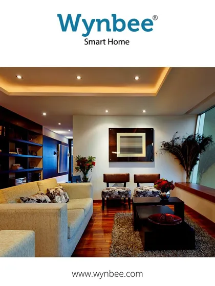 My smart ceiling lights can make any room more interesting. They can be scheduled to turn on or off automatically and dimmed to the perfect level, all from your smartphone.