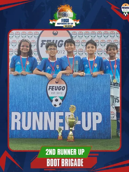 The 'Boot Brigade' team, our 2nd Runner-Up in the U-11 category.