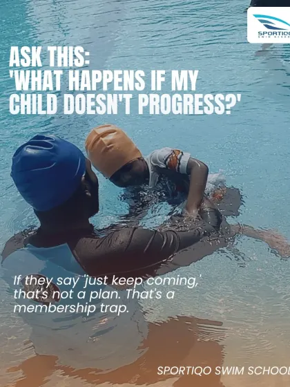 If a swim school can't tell you how they'll ensure your child progresses, it's a membership trap, not a plan. I provide clear, milestone-based progress tracking.