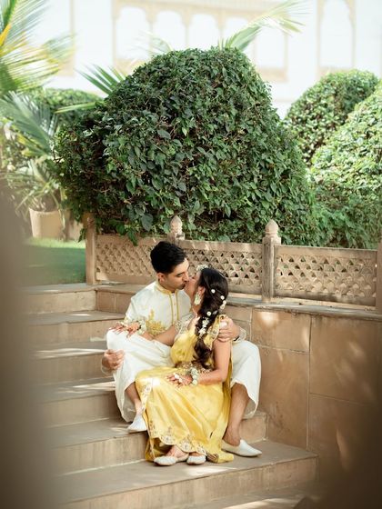 Vibrant Haldi & Mehendi Celebrations photo 29