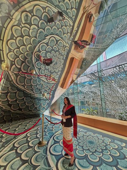 Another shot from the Bharat Mandapam in New Delhi, a place where science and policy converge. This experience reinforces the discipline I bring to my music.