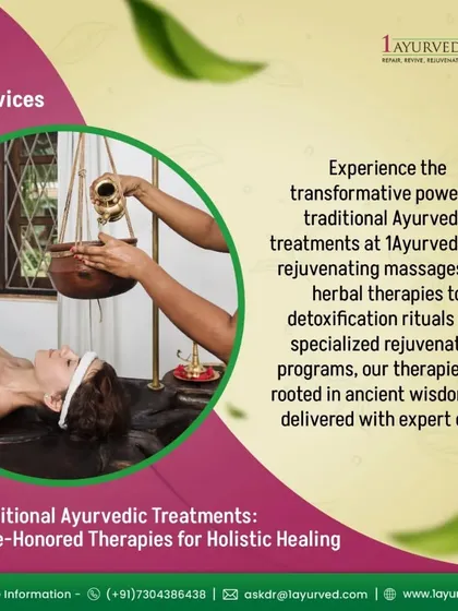 Experience the transformative power of traditional Ayurvedic treatments. From rejuvenating massages to detoxification rituals, our therapies are rooted in ancient wisdom and delivered with expert care.