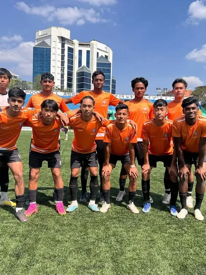 The starting team that battled for a tough 2-1 victory.