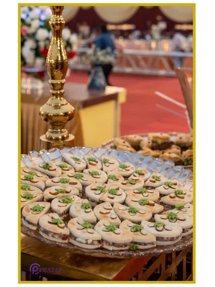 A platter of our unique sweet creations, showcasing our ability to craft an entire dessert spread that is both visually stunning and delicious.