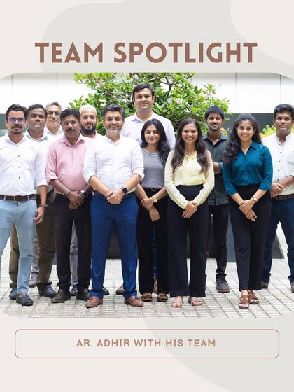 Senior Associate Adhir Mahajan with his dedicated team.