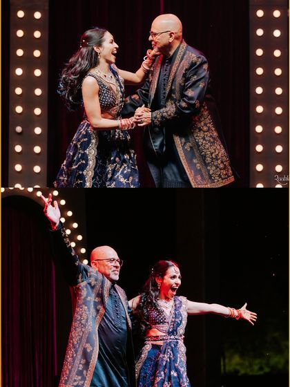 A sweet performance by the bride's parents. We work closely with parents to create routines that are comfortable, elegant, and full of love.