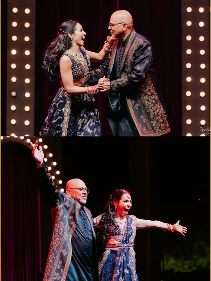 A sweet performance by the bride's parents. We work closely with parents to create routines that are comfortable, elegant, and full of love.