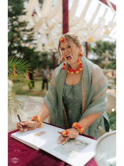 Vibrant Haldi & Mehendi Moments photo 13