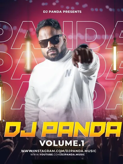 The official cover art for my debut album, DJ PANDA Volume 1. This project was all about establishing my signature sound with high-energy remixes and mashups.
