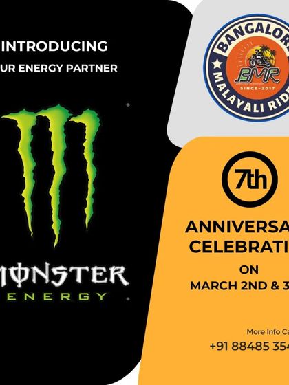 Fueling our passion! We were excited to have Monster Energy as our official energy drink partner for our 7th Anniversary, keeping the energy levels high throughout the celebration.