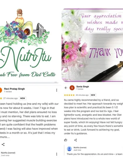 Your appreciation and kind words make my day. Reading reviews from clients who have lost weight, feel more energetic, and have discovered a new world of superfoods without feeling hungry is what makes my work so fulfilling.