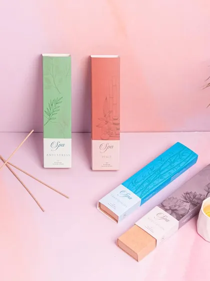 Get the magic of a spa at home with our new range of incense sticks. With scents like 'Anti-Stress' and 'Tranquility', they are wonderful for unwinding while reading a book or taking a bath.