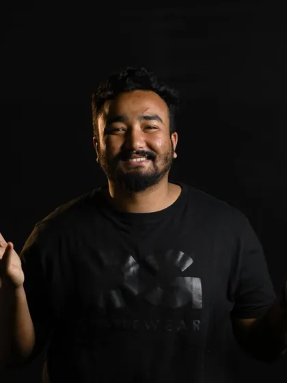 A simple portrait that reflects my mindset. I'm here to build something special and elevate Indian combat sports.