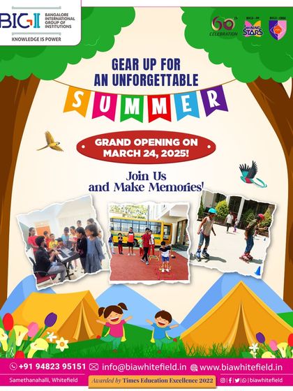 Bangalore International Academy - Holistic Student Development Summer Camp Adventures photo 26