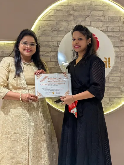 The best moment for me is seeing my students graduate. Every student who completes the 45-day course receives a certificate, ready to start their own professional journey.