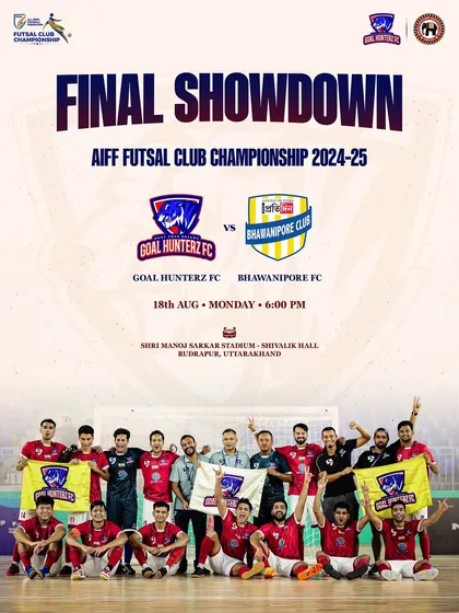 The Final Showdown. The official fixture for the grand finale of the AIFF Futsal Club Championship.