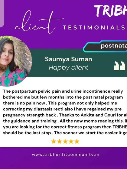 Saumya shares her story of overcoming postpartum pelvic pain and urine incontinence. Our program not only resolved her pain but also helped correct her diastasis recti and regain her pre pregnancy strength.