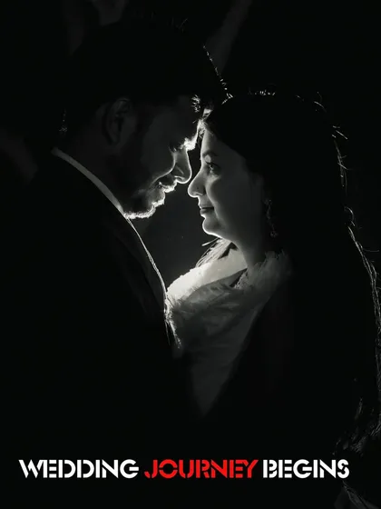 We believe in the power of a dramatic portrait. This black and white pre-wedding photo uses shadow and light to create a sense of intimacy and anticipation, proving that sometimes the most powerful moments are the quietest ones.