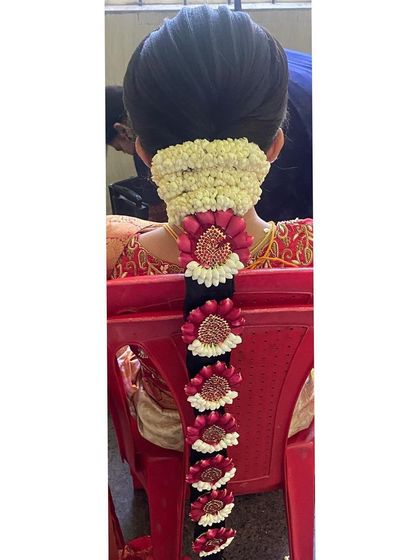 Ramya Gowda - Bridal & Occasion Hairstyling Traditional Muhurtham Braids photo 12