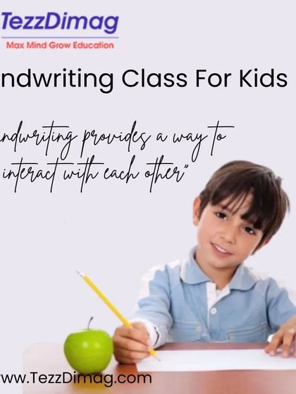 Our handwriting classes provide a way for children to express themselves clearly and interact better with the world.