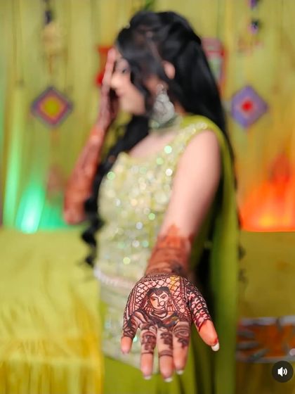 Kanha Mehandi - Bridal Mehndi Custom Storytelling & Portrait Mehndi photo 25