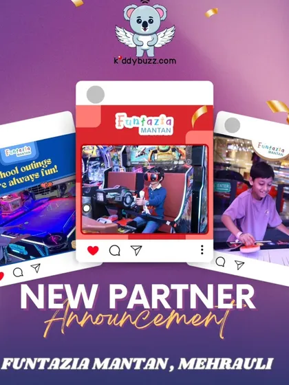 Mehrauli parents, check out our new partner, Funtazia Mantan! It's a fantastic spot for school outings and group fun, with VR games and arcade thrills for everyone.