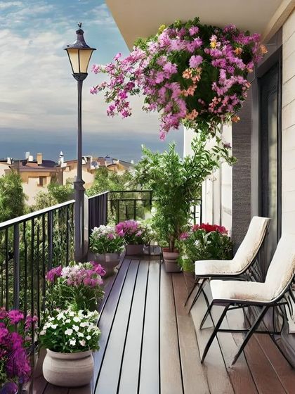 Interiors Bangalore - Full Home Interior Design Urban Oases: Balconies & Rooftops photo 13