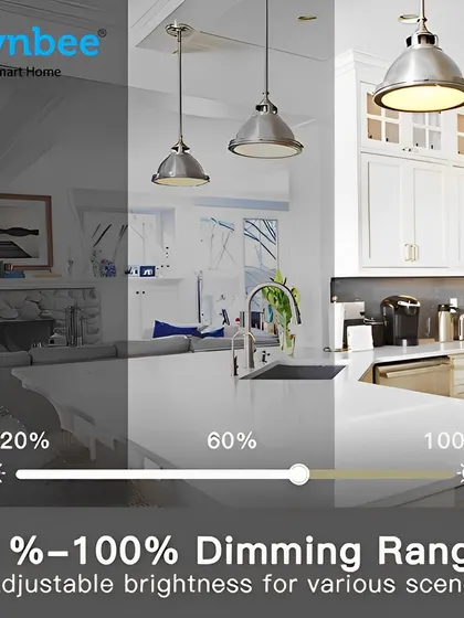 My systems offer a full 1 to 100 percent dimming range. This allows you to set the perfect brightness for any task or scene, from bright task lighting in the kitchen to a subtle glow for late-night relaxation.