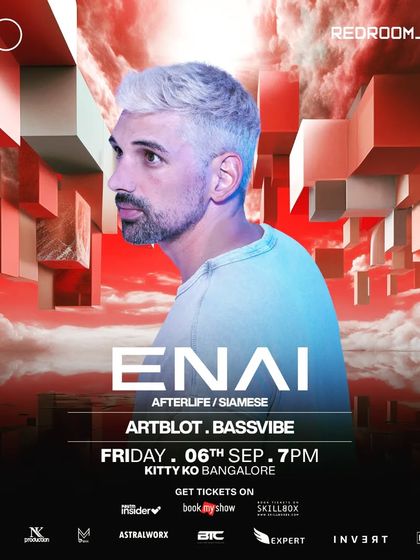 Sharing the stage with Afterlife and Siamese artist Enai at Kitty Ko. His deep, melodic sound was a perfect match for the rooftop vibe.