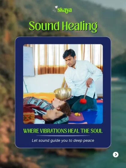 Let the vibrations of a sound healing session guide you to deep peace. Using Tibetan bowls, this ancient practice is one of the most loved parts of our Rishikesh retreat, helping to heal the soul.
