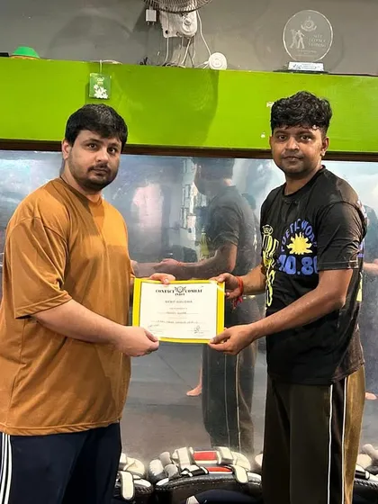 Another student who has proven his skills and earned his certification. This is a milestone in his journey to becoming a capable protector.