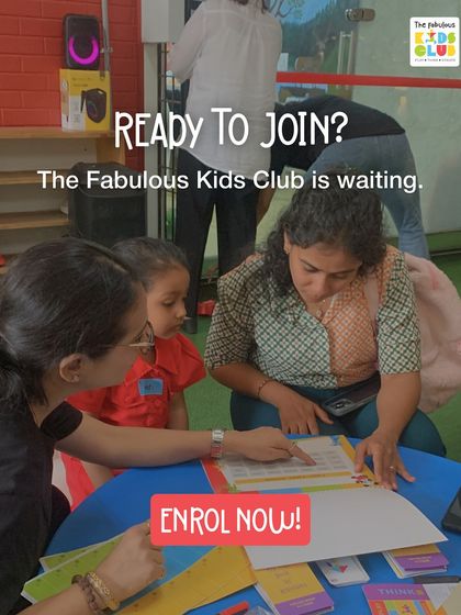 Ready to join? Our enrollment process is simple. This image shows a parent learning about our programs and signing up her child for a world of fun.