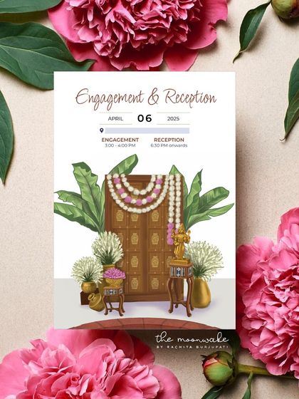 Rachita Burjupati - Custom Portraits & Illustrations Illustrated Wedding Invitations photo 12