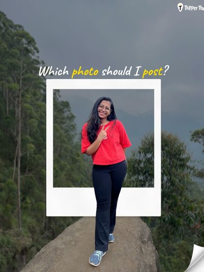 "Which photo should I post?" A girl poses on a rock against a stunning mountain backdrop. We all know the struggle, and on my trips, you'll have endless Insta-worthy options.