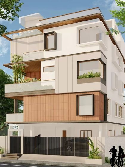 ID+AS Architects - Architectural Design Residential Exteriors: Contemporary Facades photo 23