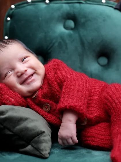 A close-up of the biggest, happiest smile. Even our spooky themes are designed to be fun and comfortable, resulting in adorable expressions like this one.