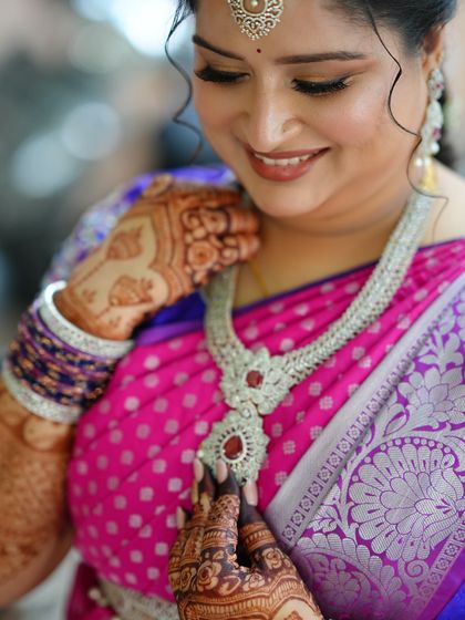 Himabindu - Bridal Makeup Engagement & Reception Glam photo 12