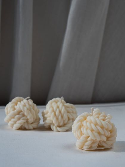 Sculptural Decor Candles photo 22