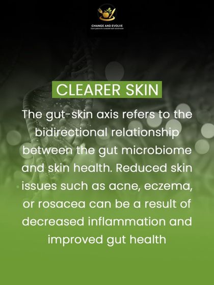 Clearer skin is another sign. The gut-skin axis means that reduced inflammation in the gut can lead to fewer skin issues like acne and eczema.