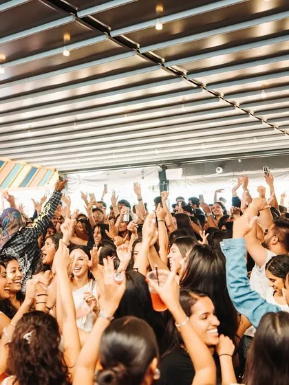 Hands in the air at our London event. This is the universal sign of a great party, and a sight I never get tired of seeing.