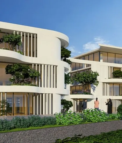 In this design, I explored curved facades and staggered terraces to create organic forms that embrace nature. Each apartment is given a generous green space, ensuring every resident has a personal connection to the outdoors.