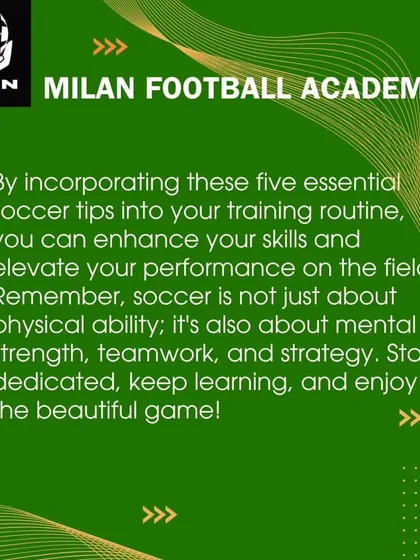 Soccer is a mental game as much as a physical one. We emphasize strategy, teamwork, and continuous learning.